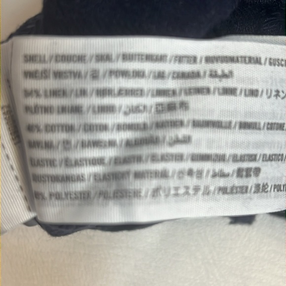 Abercrombie Strapless Smocked Linen Jumpsuit Medium - Picture 12 of 12